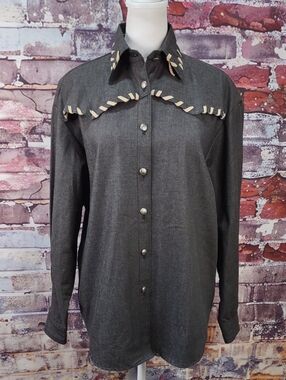 Rosa Ropa Western Inspired Whipstitched Shirt